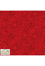 Stof Fabrics Quilters Combination - Lines and Dots Red - 4518-043