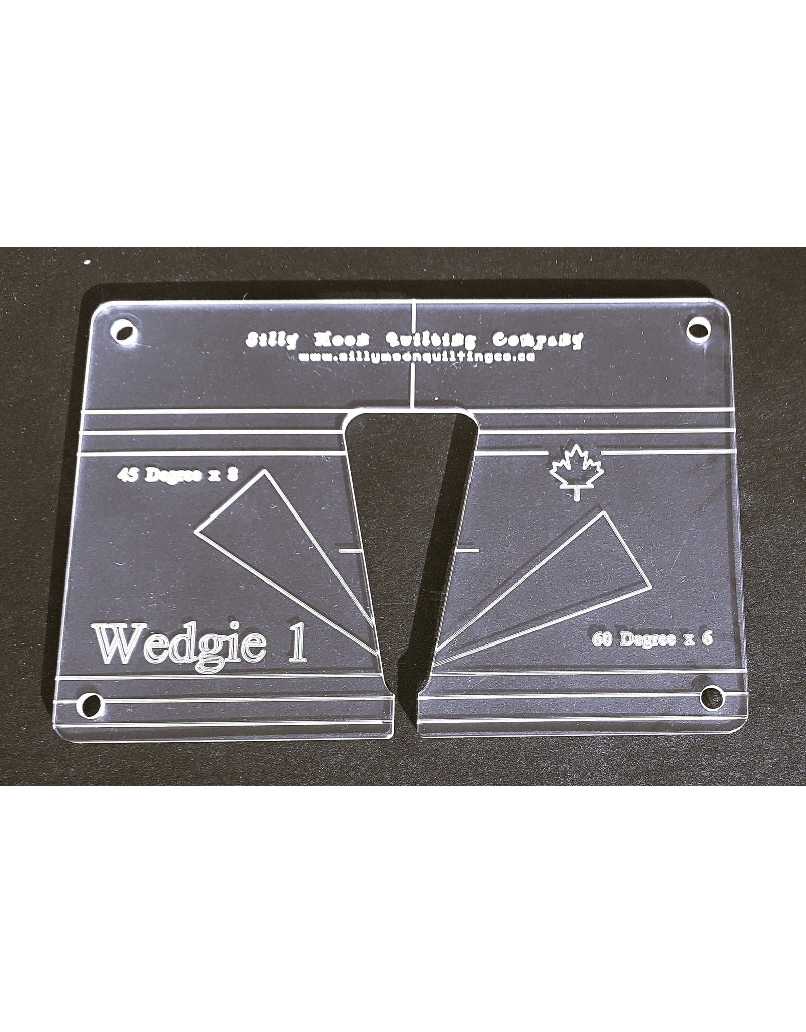 Silly Moon Quilting Co Silly Moon Quilting Co. - Rulerwork - Wedgie 1