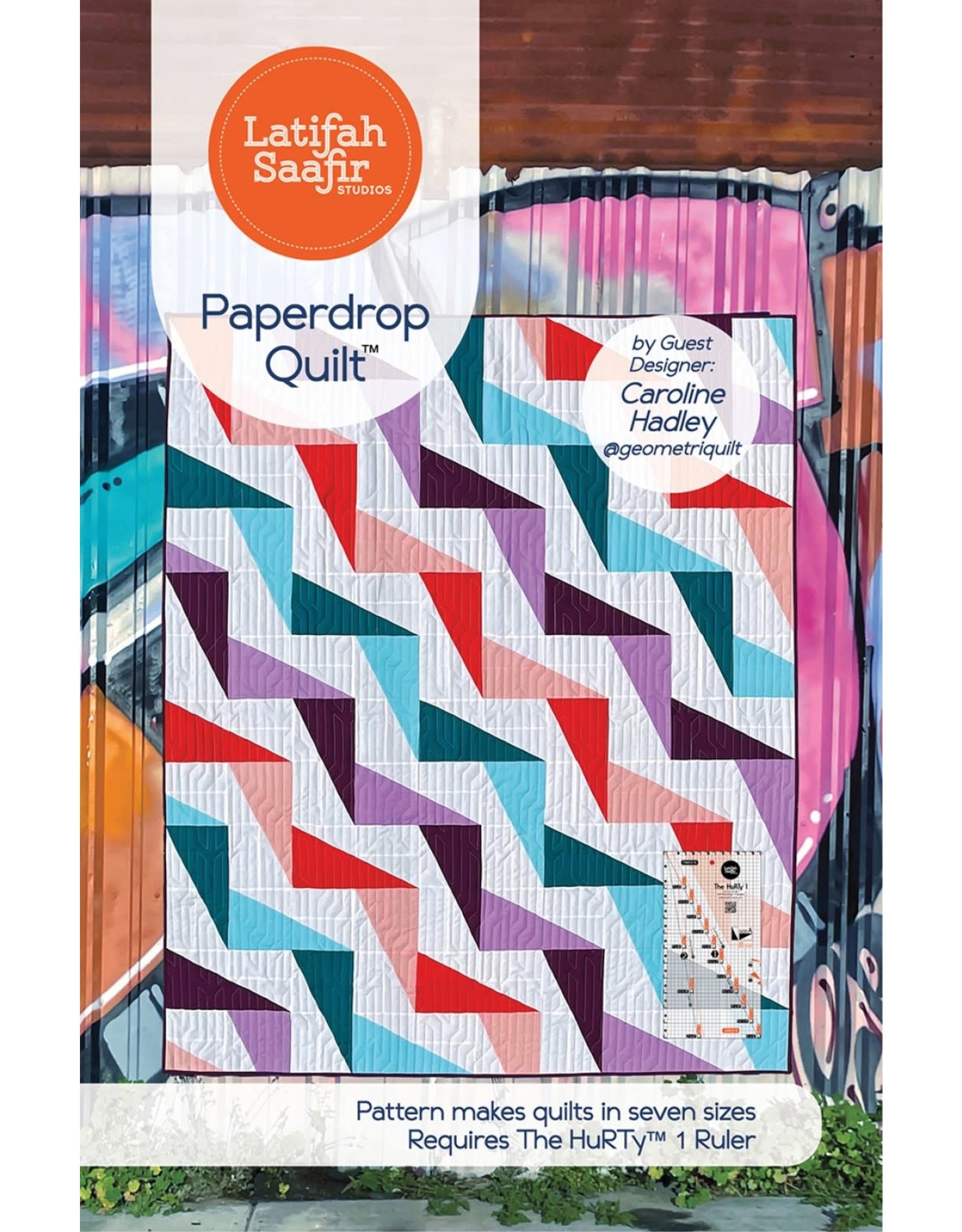 Latifah Saafir Studios Latifah Saafir Studios - Paperdrop Quilt - Pattern - LSS-00028