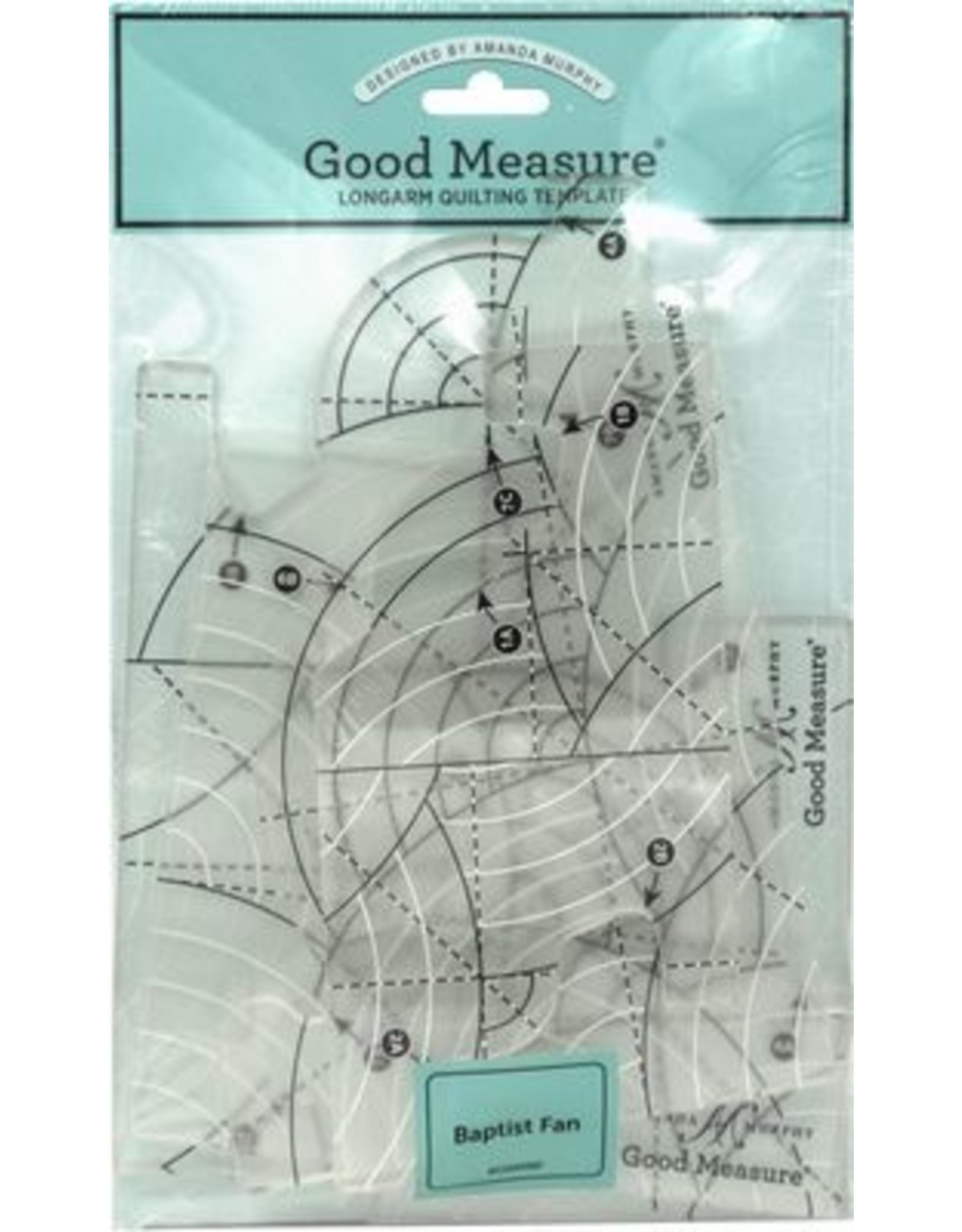 Amanda Murphy - Good Measure Amanda Murphy - Quilting Template - Baptist Fan Set