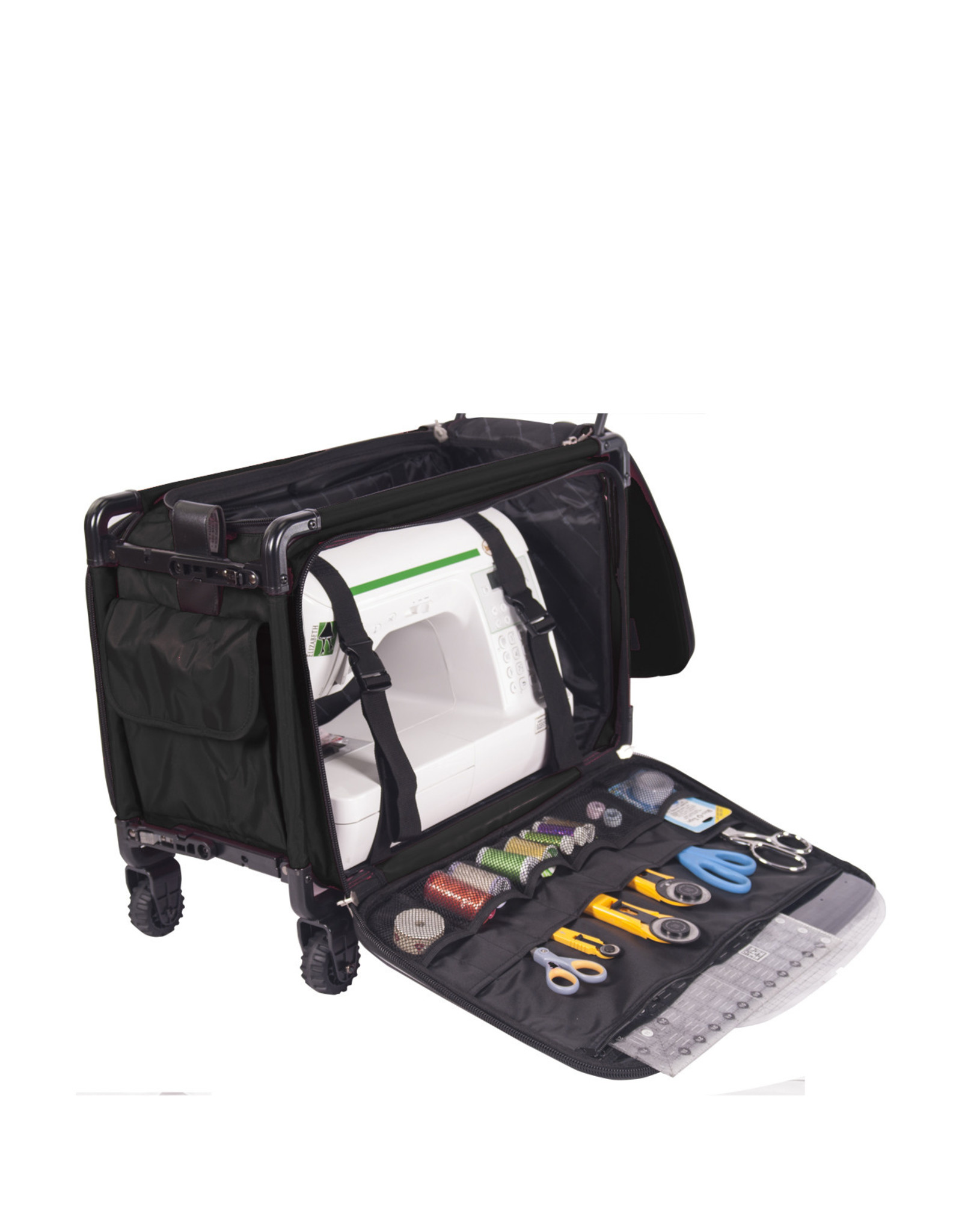 Tutto Trolley - je naaimachine op wielen - zwart