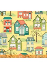 Windham Terri Degenkolb - Be My Neighbor - Houses Pale Yellow - 53158-2