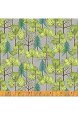 Windham Terri Degenkolb - Be My Neighbor - Trees Light Grey - 53159-5