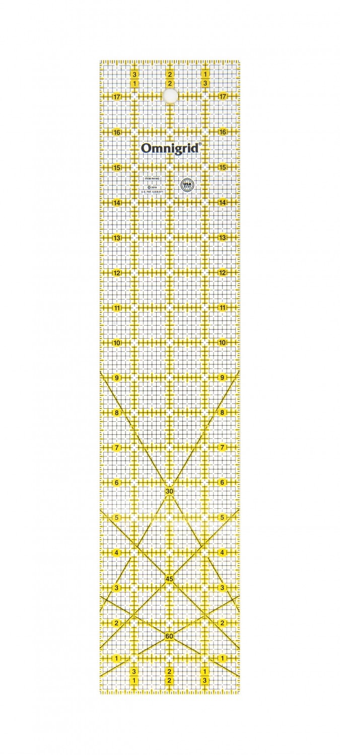 Omnigrid - Liniaal - 4 x 18 inch - Nanno Creative