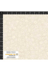 Stof Fabrics Stof Fabrics - Circles Creme - 108 inch Wide Back - 4555-100 - Dubbelbreed