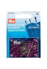 Prym Pins - easy grip - purple