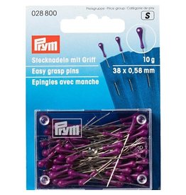 Prym Pins - easy grip - purple