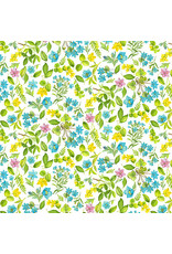 Makower UK Summer Days - Wildflowers Teal