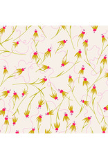 Andover Alison Glass - Wildflowers - Coneflower Linen - A-671-L