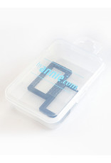 ByAnnie ByAnnie - Rectangle Ring Flat  - 1 inch - Black Metal - set of 2 - HAR1-RR-BM-TWO