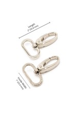 ByAnnie Swivel Hook - 1 inch - Nickel