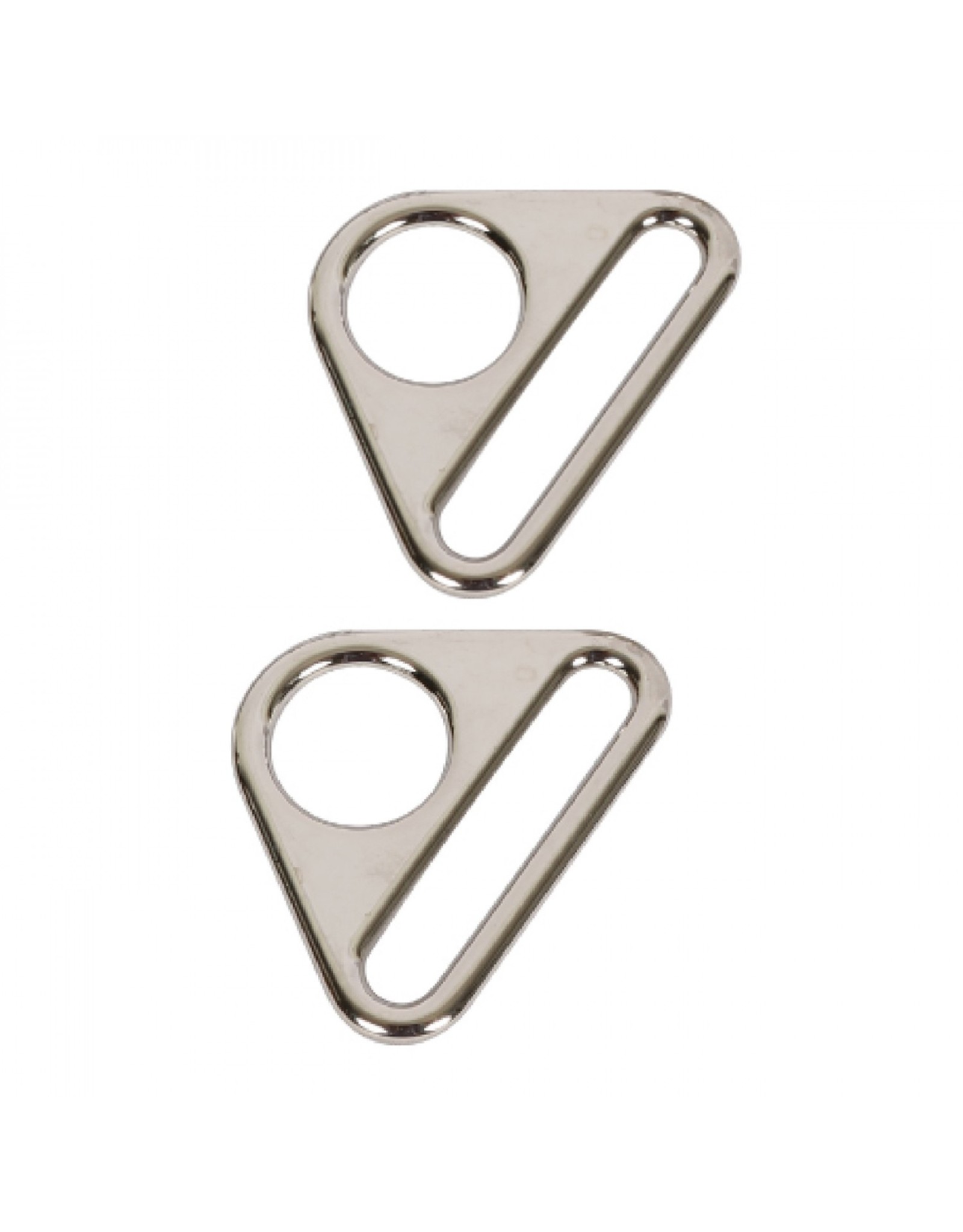 ByAnnie Triangle Ring - 1 inch - Nickel