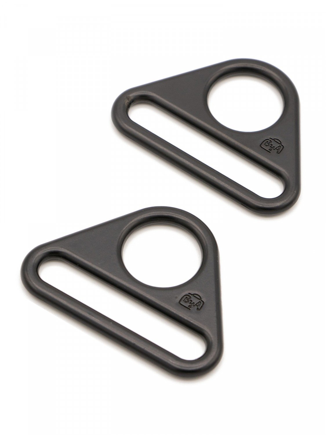 Triangle Ring 11/2 inch Black Metal Nanno Creative