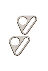 ByAnnie Triangle Ring - 1-1/2 inch - Nickel