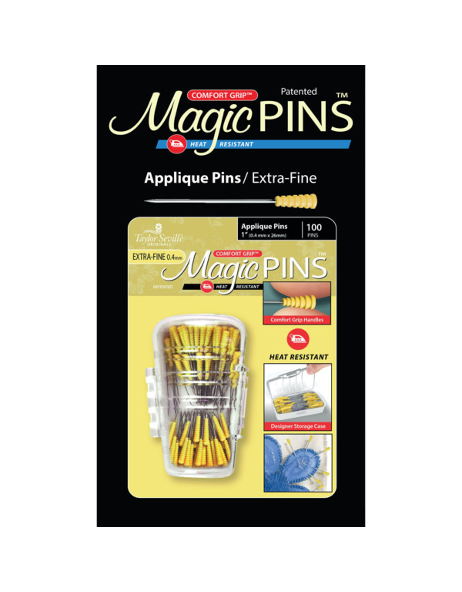 Taylor Seville Magic Pins APPLIQUE - Extra Fine - 100 stuks