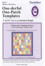 Marti Michell Marti Michell - One-derful One-Patch Templates - 8204 - Tumbler