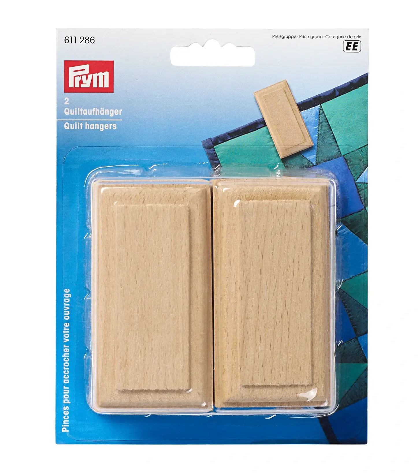 Prym Wooden Hooks to hang Quilts 611 286 Nanno Creative