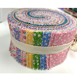 16 2.5 Quilting Fabric Jelly Roll Strips Beautiful Blazing Bandannas –  Material Maven Quilting