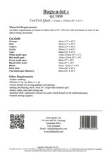 Kids Quilts Kids Quilts - applique patroon - Bugs-a-lot - QLT059