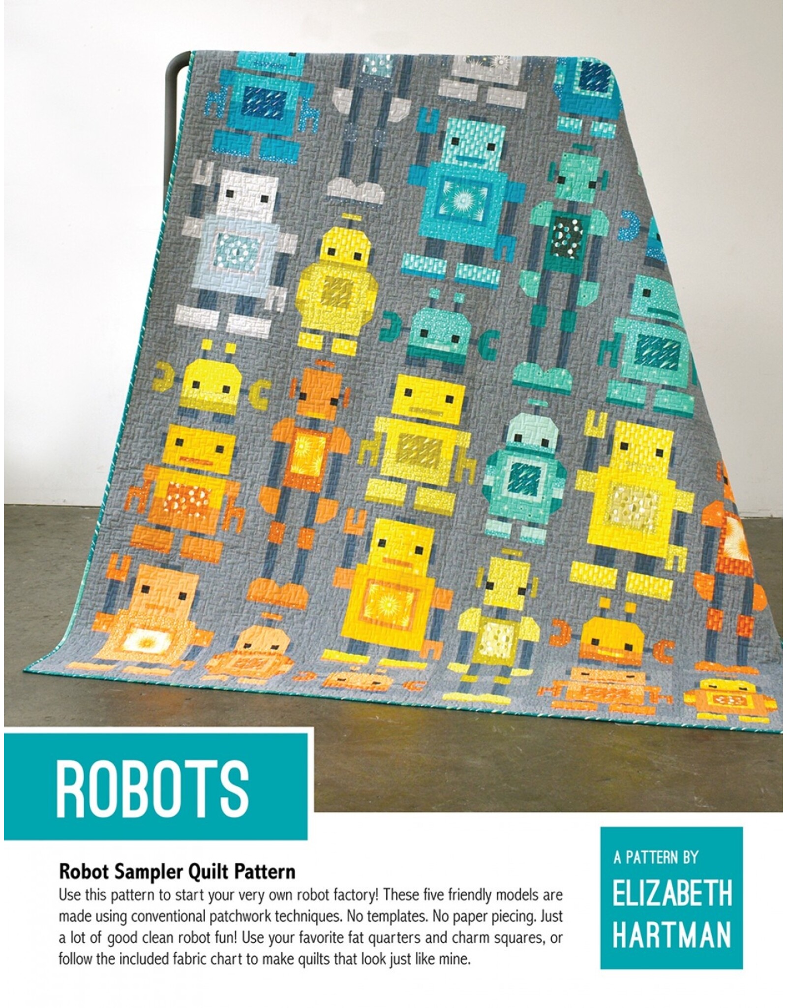 Elizabeth Hartman Elizabeth Hartman quilt pattern - Robots - EH-066