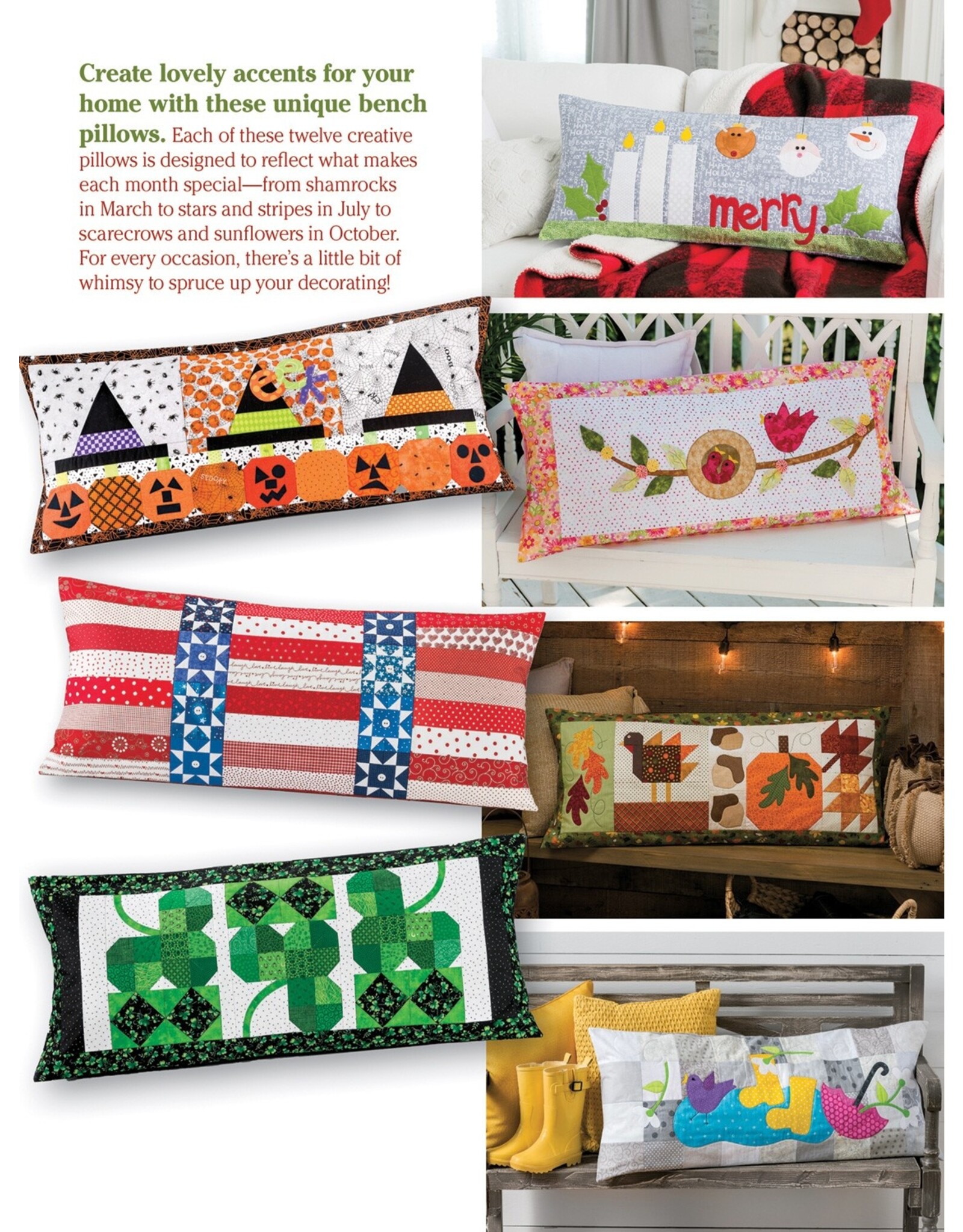 Annie's Annie's Quilting - Bench Pillows for All Seasons