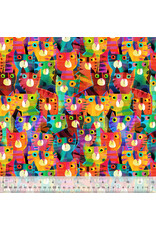 Windham Gareth Lucas - Catsville - Clutter Cats Rainbow - 53483D-4