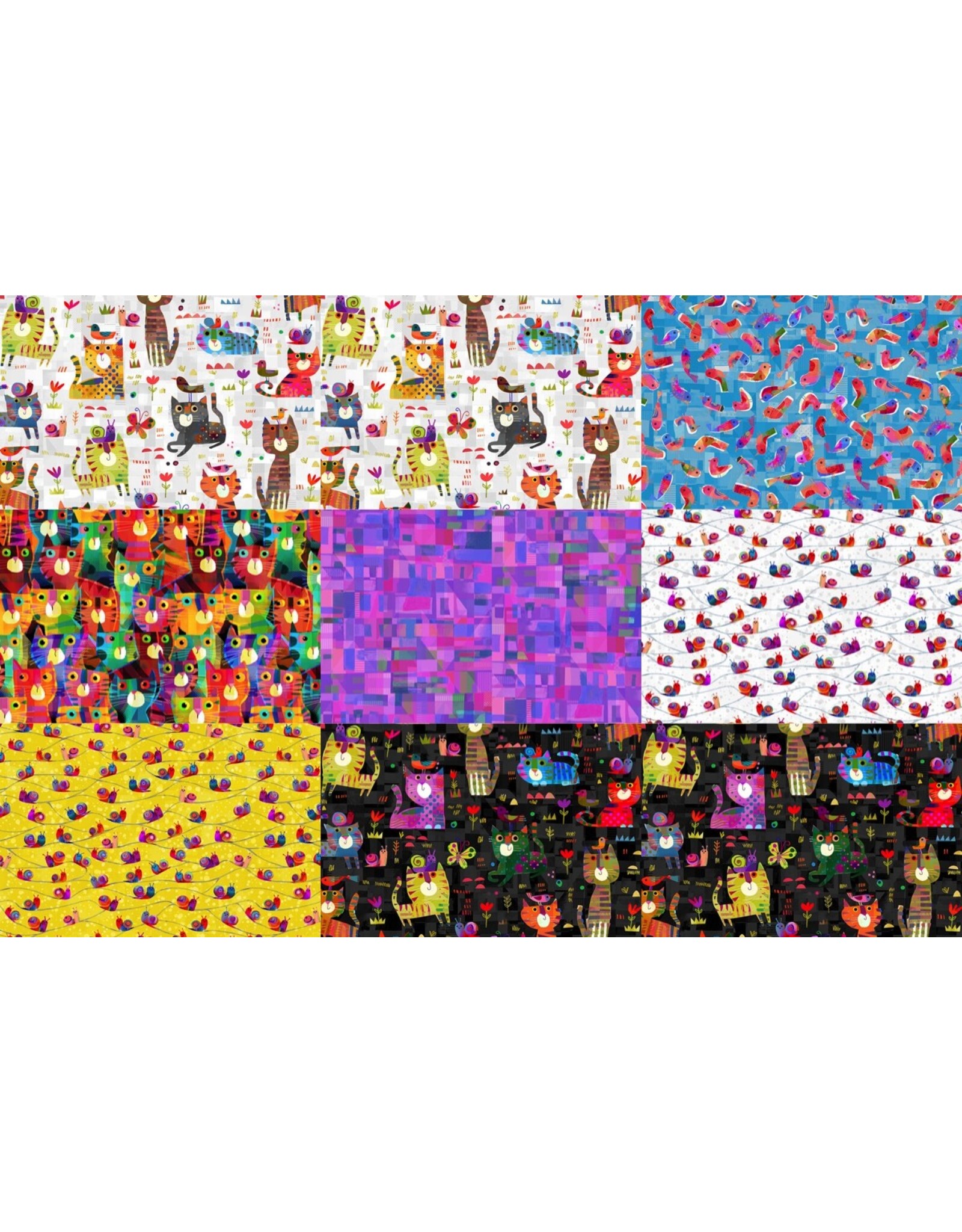 Windham Gareth Lucas - Catsville - Fat Quarter Bundle