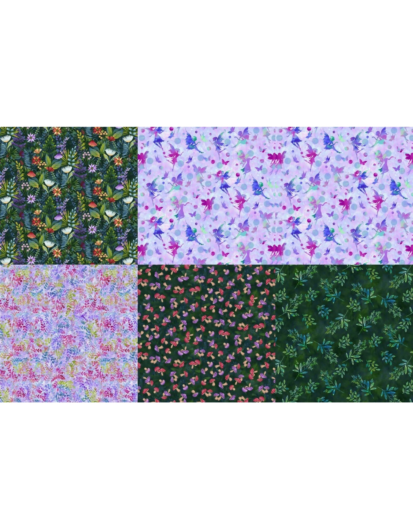 Henry Glass Color Principle - Fairytale Forest - Fat Quarter Pakket