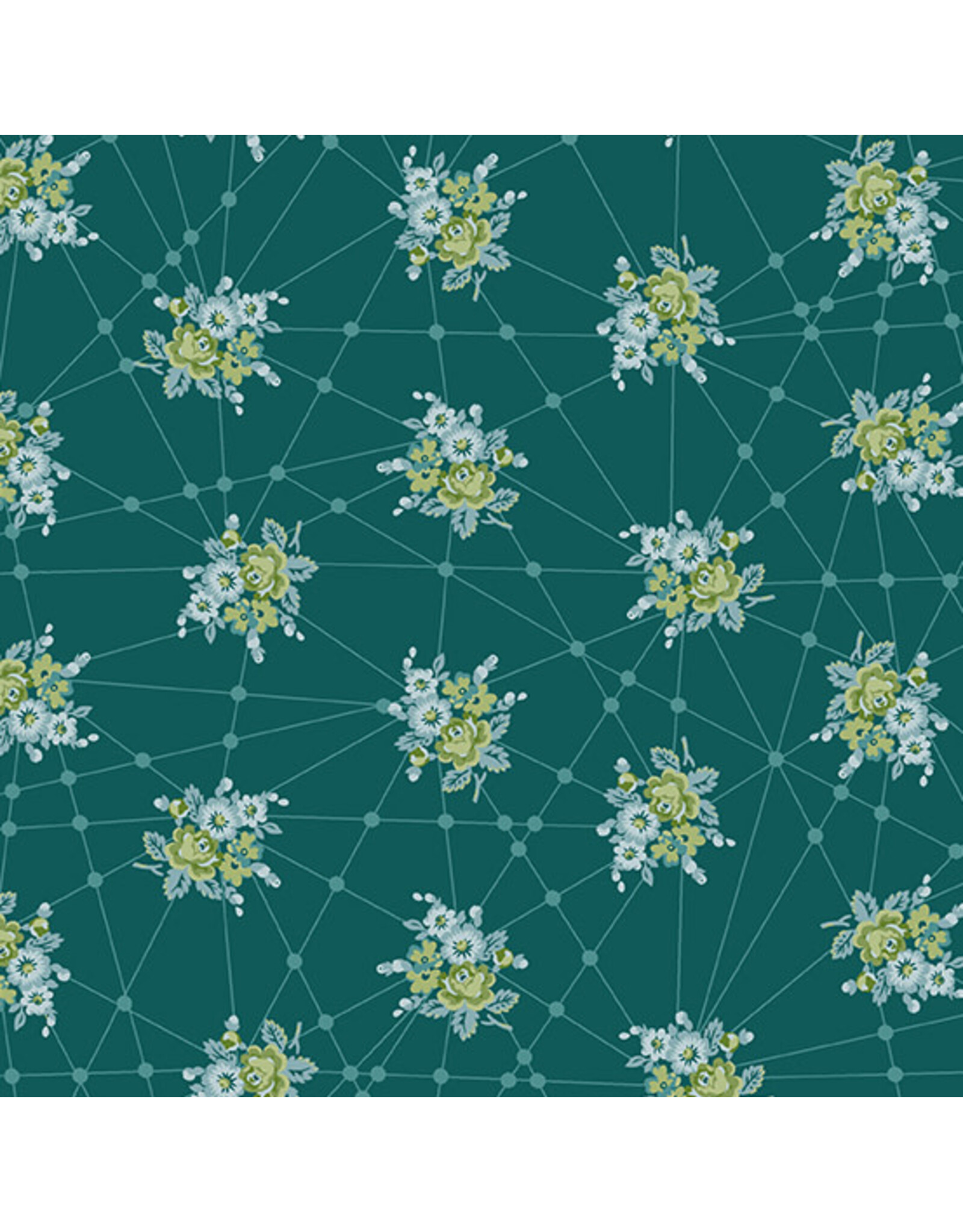 Andover Giucy Giuce - Natale - Little Bouquets Verde Acqua - A-9874-T