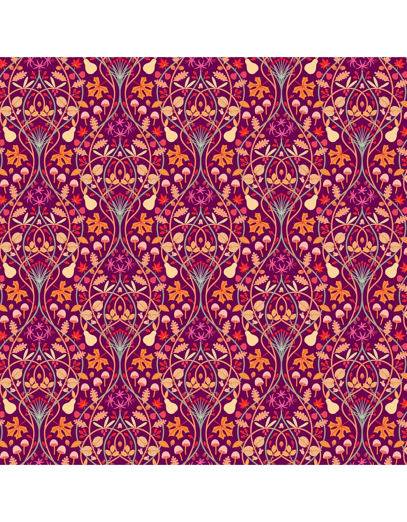 Figo Pippa Shaw - Splendor - Botanica Burgundy - 90674-82