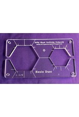 Silly Moon Quilting Co Silly Moon Quilting - Rulerwork - Hexie Duet