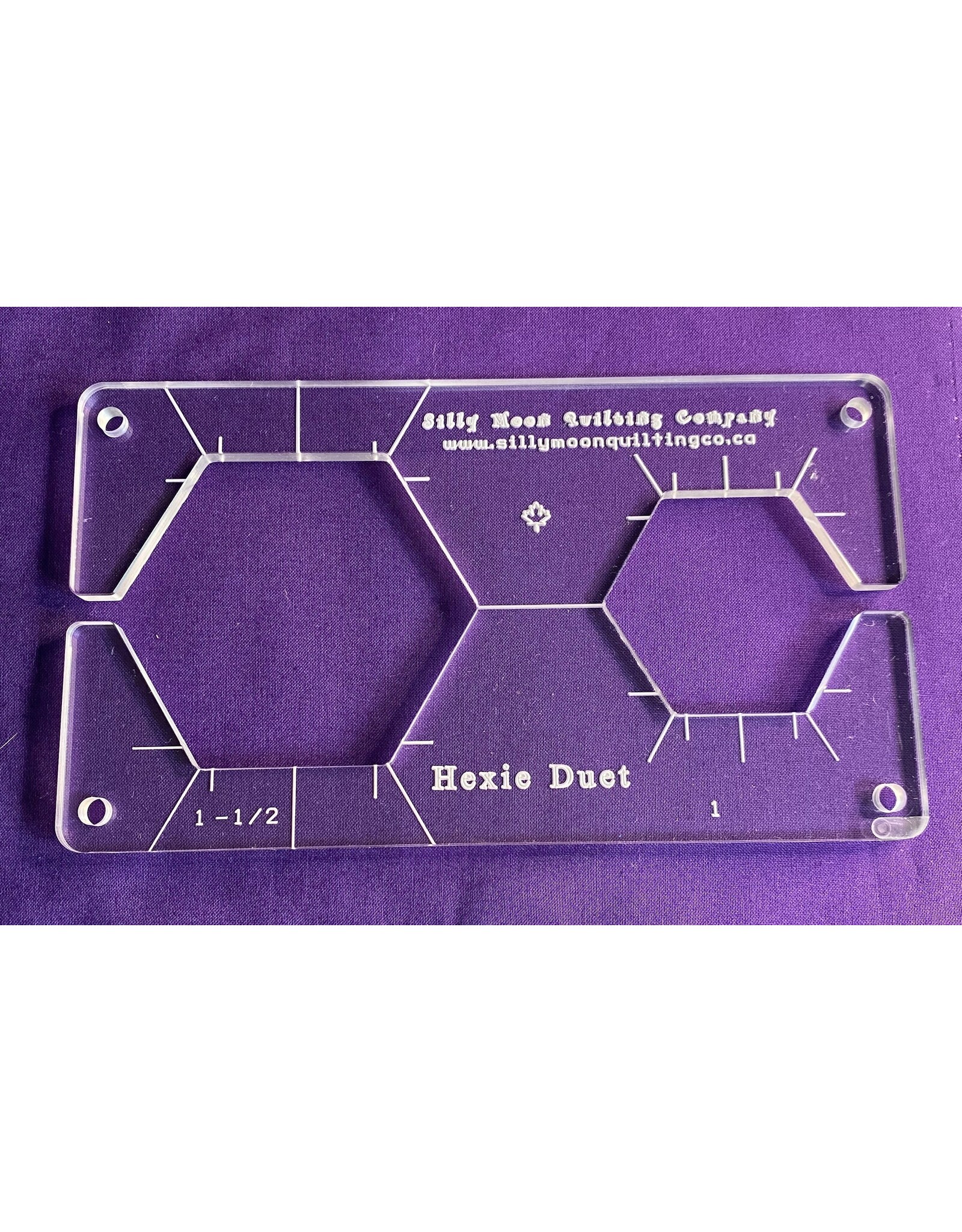 Silly Moon Quilting Co Silly Moon Quilting - Rulerwork - Hexie Duet