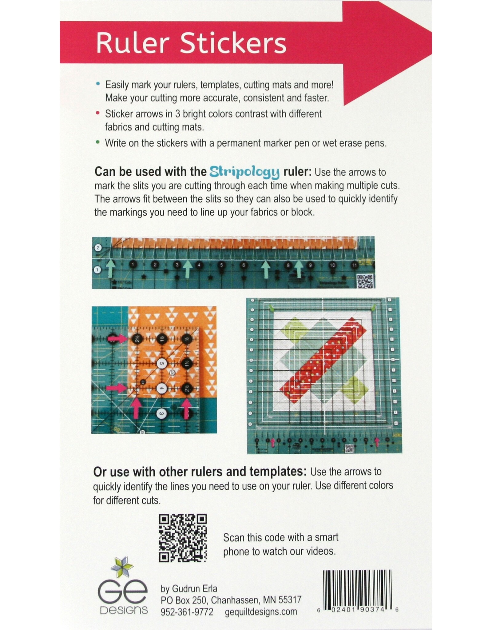 Diversen GE Designs - Ruler Stickers - mark ypur rulers