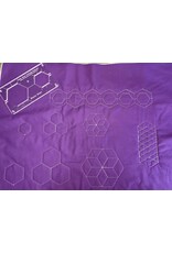 Silly Moon Quilting Co Silly Moon Quilting - Rulerwork - Hexie Duet