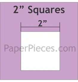 Paper Pieces 2 inch - Square  - 50 stuks