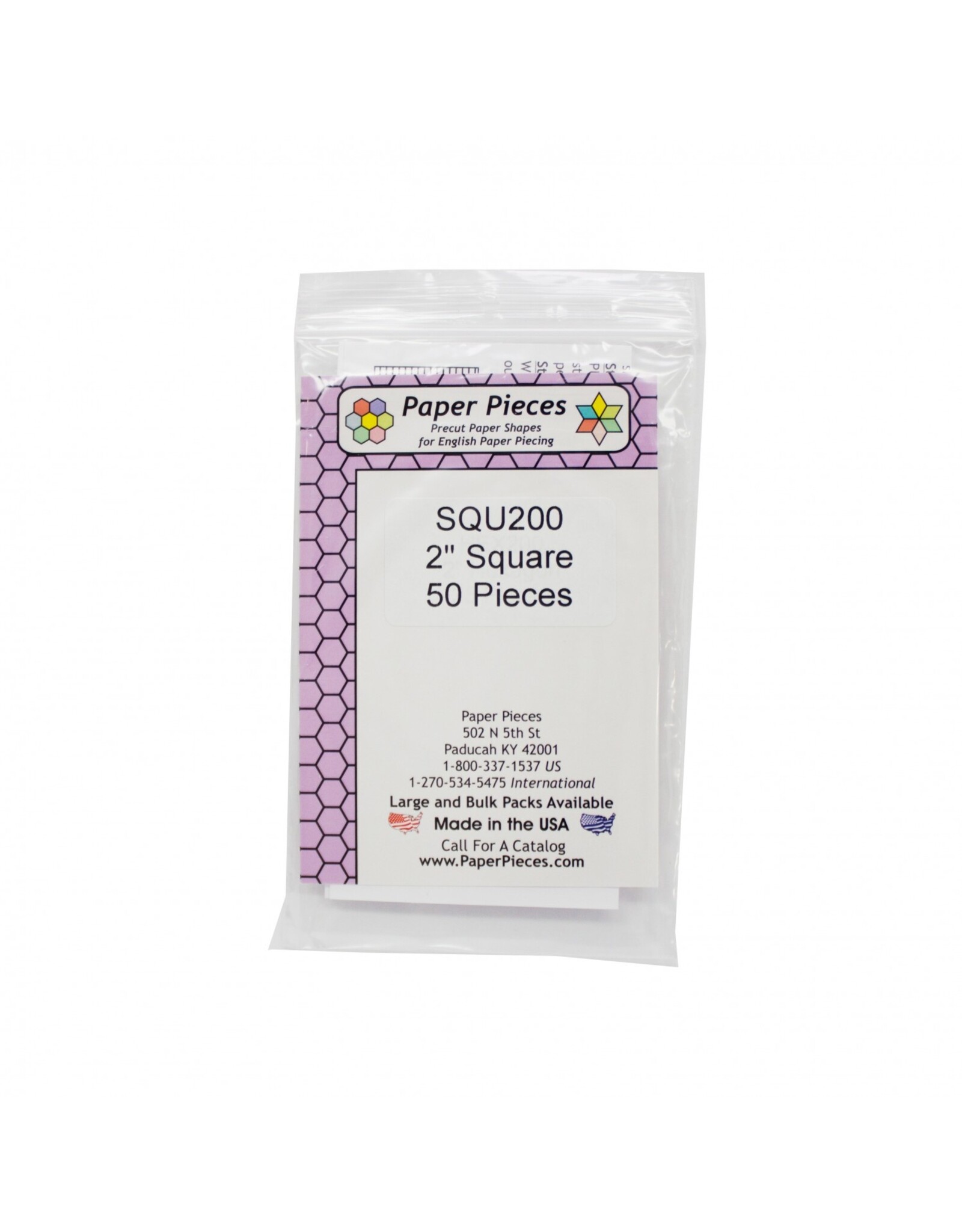 Paper Pieces Paper Pieces - 2 inch - Square  - 50 pieces