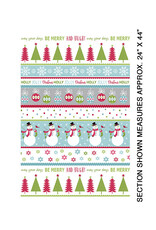 Benartex Contempo Studio Joy - Merry and Bright Stripe Multi
