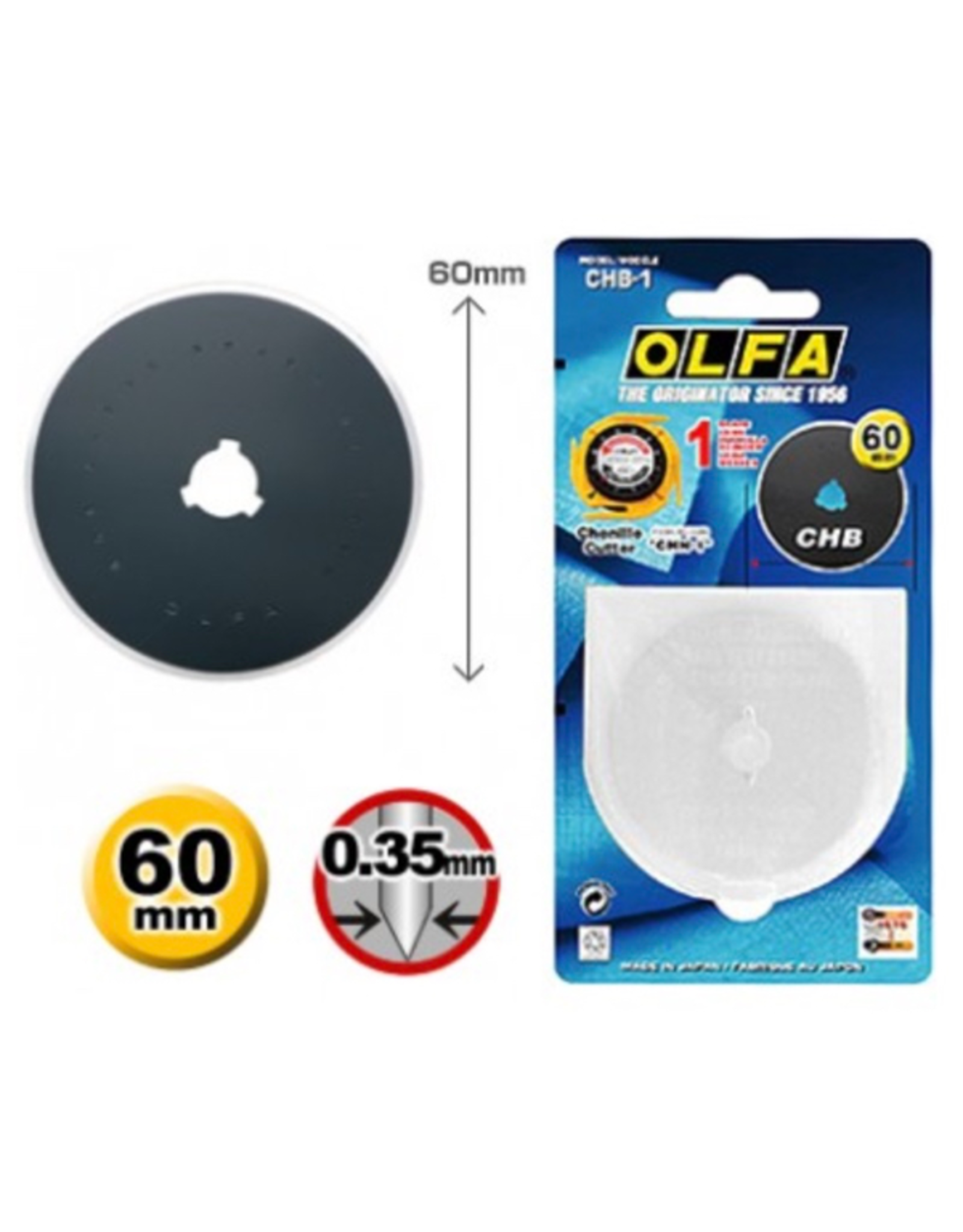 Olfa Olfa - Spare blade for Chenille Cutter - 60 mm