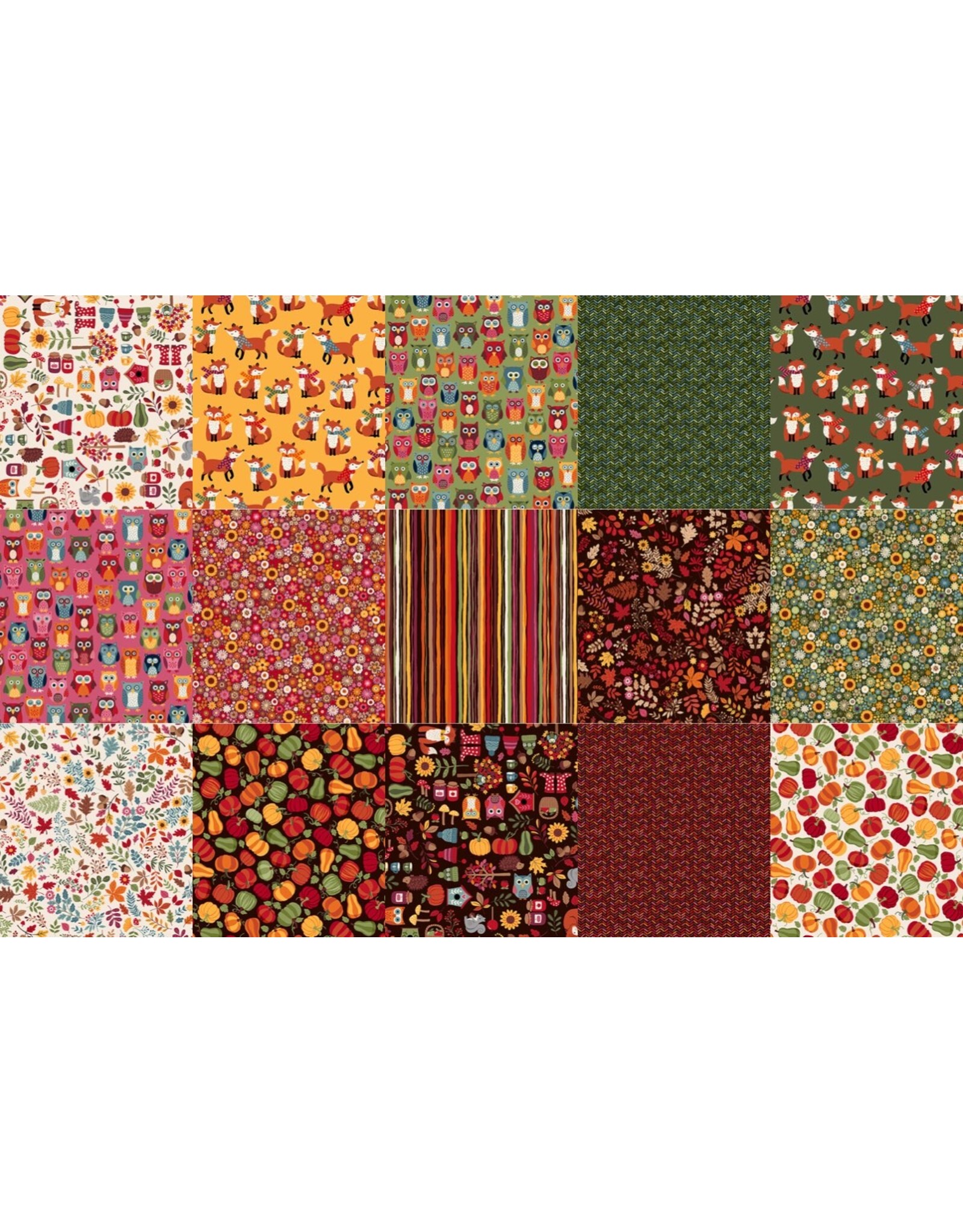 Makower UK Makower UK - Autumn Days - Fat Quarter Bundle