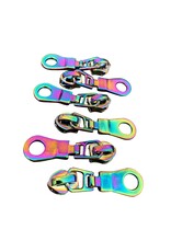 Sassafras Lane Designs Sassafras Lane Designs - Zipper Pulls - Rainbow Iridescent - 6 pcs