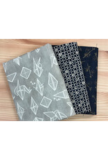 Janet Clare - Origami - Fat Quarter bundle - Crane