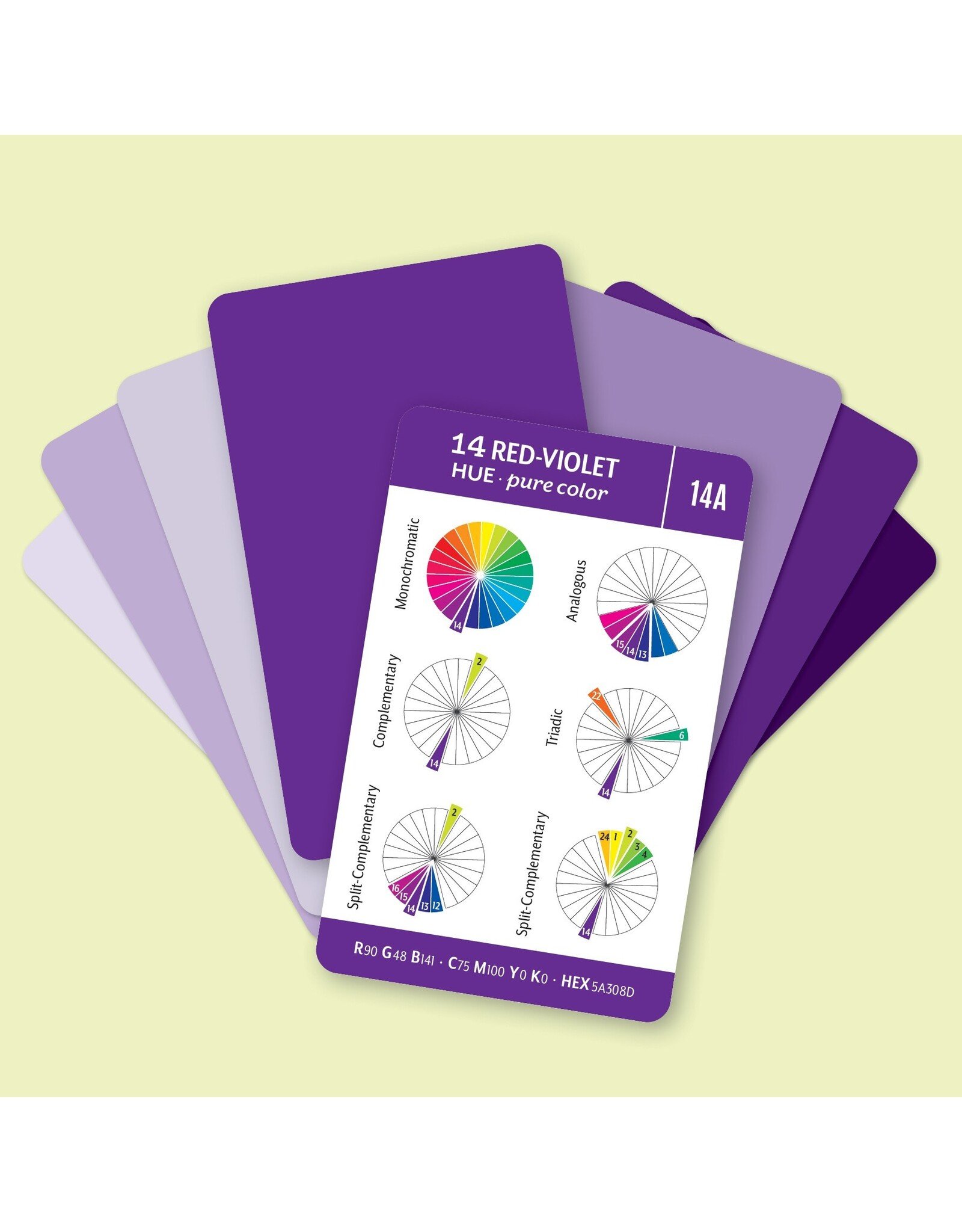 CT Publishing Joen Wolfrom - Essential Color Card Deck - 200 color cards