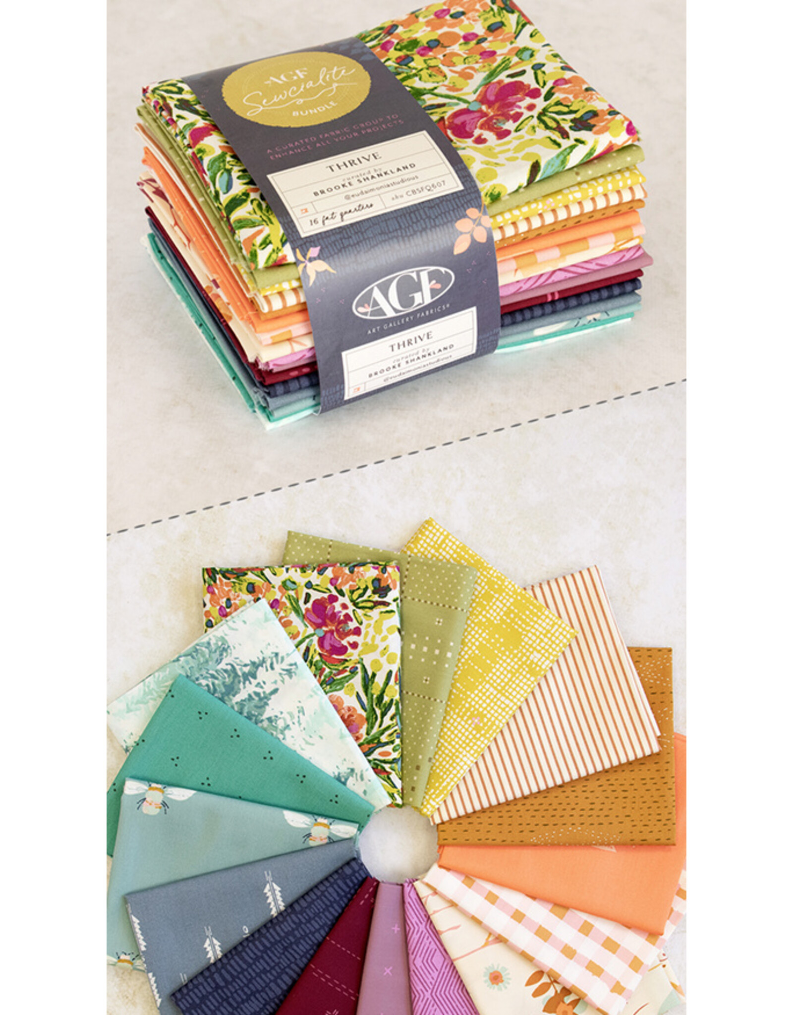 Art Gallery Fabrics AGF Sewcialite Bundle - Thrive - CBSFQ607