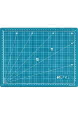 Restyle Zelfhelende Snijmat - geschikt voor rolmes - A4 - 30 x 22 cm - Turquoise