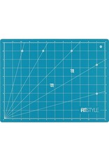 Restyle Self Healing Cutting Mat - for rotary cutter - A4 - 30 x 22 cm - Turquoise