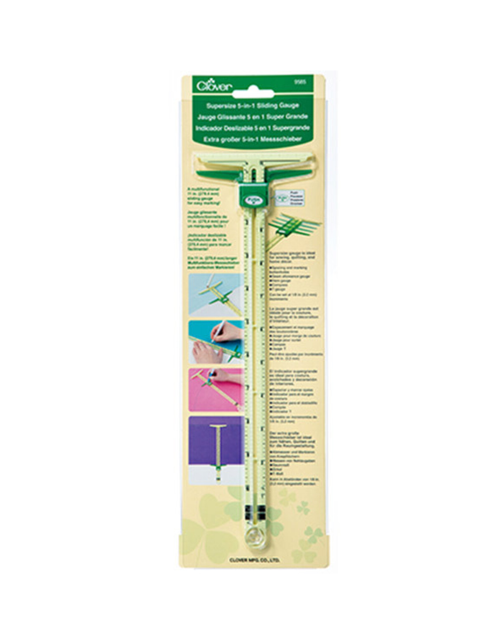 Clover Nancy Zieman - 5-in-1 Sliding Gauge - Super Size