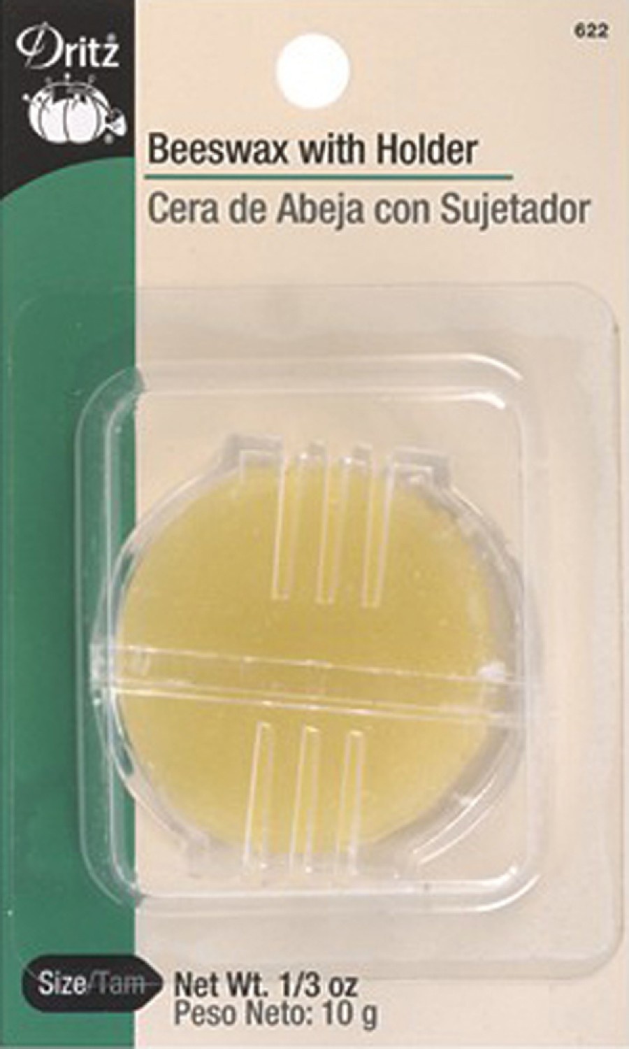 Dritz Beeswax with Holder to make thread stronger and smoother