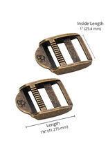 ByAnnie By Annie - Strap Adjuster - 1 inch - Antique Brass