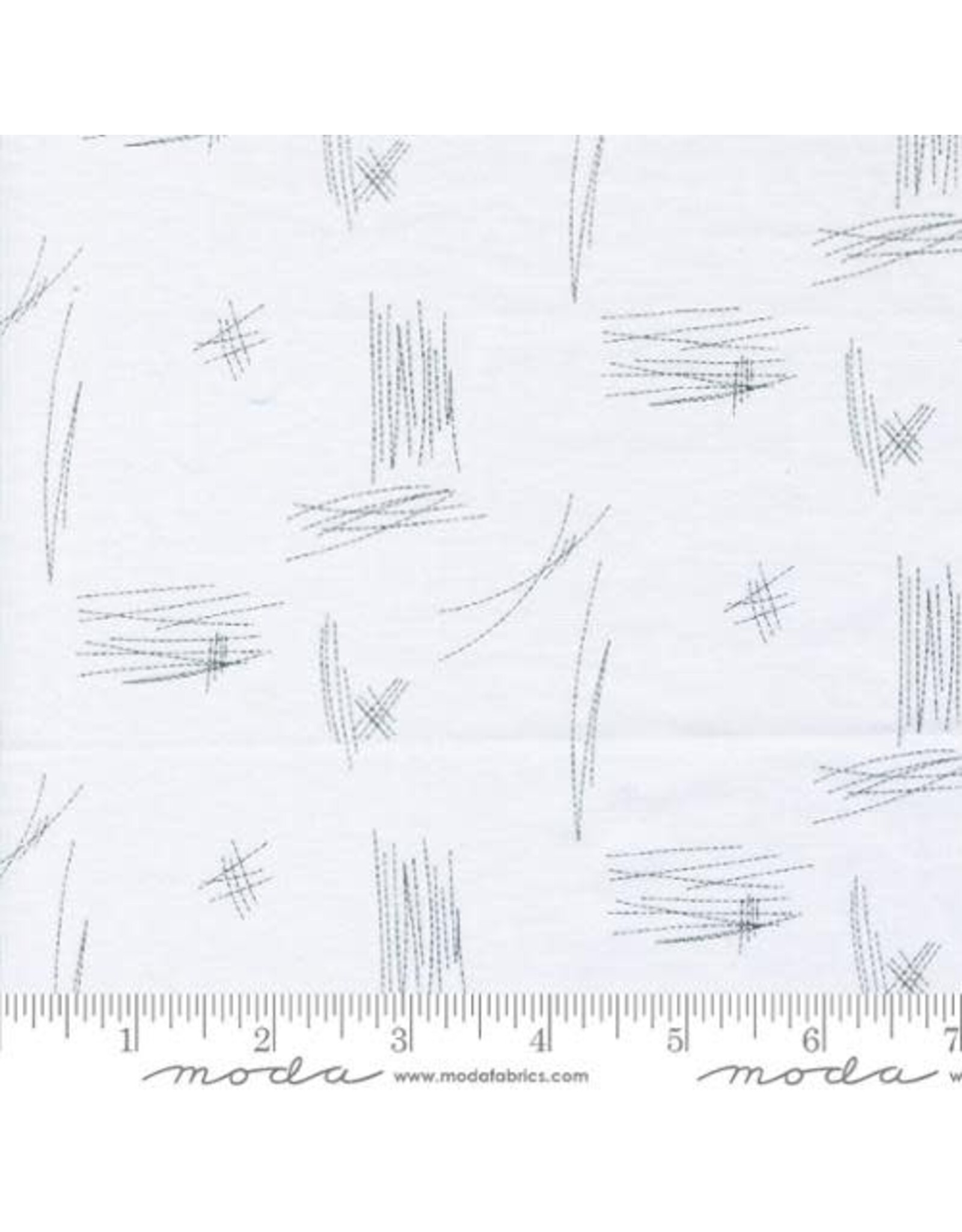 Moda Zen Chic - Bluish - Stitches Chalk - 1822 12