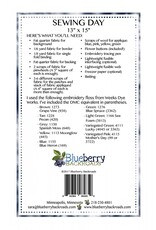 Blueberry Backroads Sewing Day - embroidery pattern